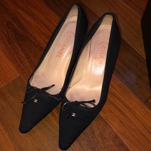 Beautiful Chanel Heels,Original Box/Bags, Sz 37